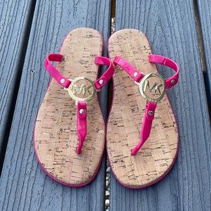 Authentic Michael Kors Charm Jelly sandals. Size 8